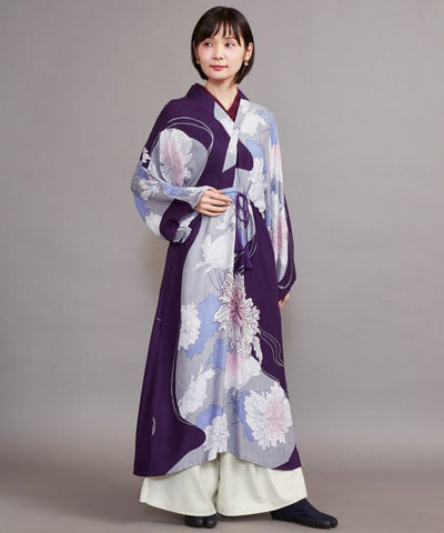 하나이카다 기모노 스타일 드레스