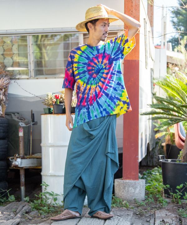 Layered Wrap Harem Pants - Ametsuchi