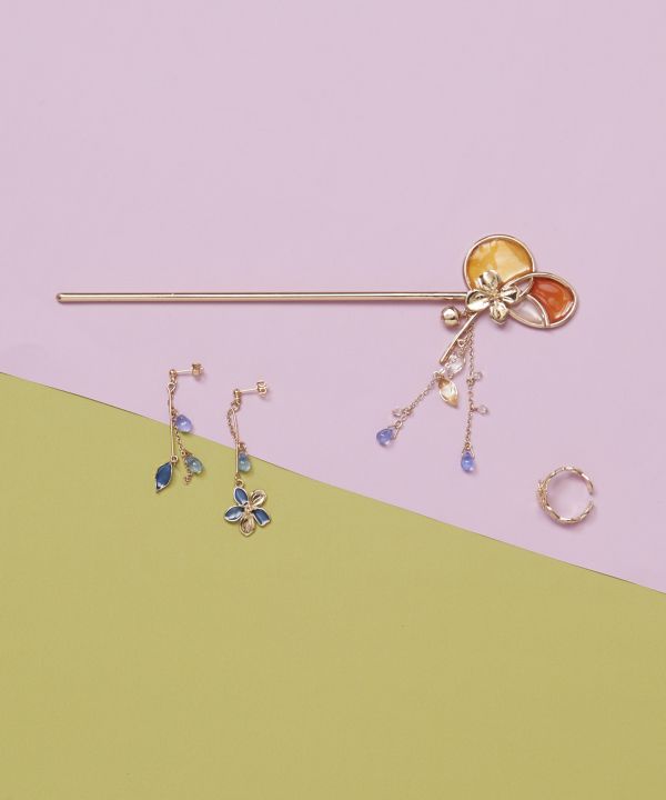 Spring Flower KANZASHI Hair Stick