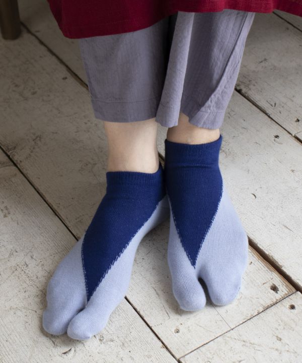 Japanese Bi Color TABI Socks 23 - 25cm