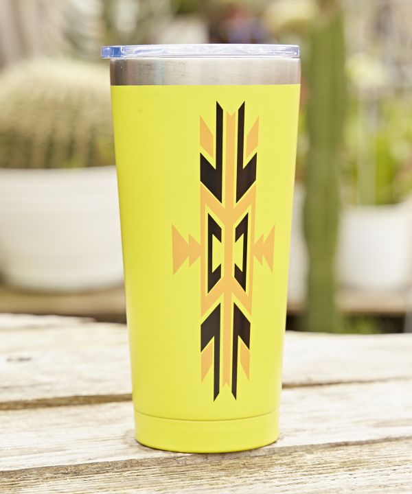 Geometric Pattern Tumbler