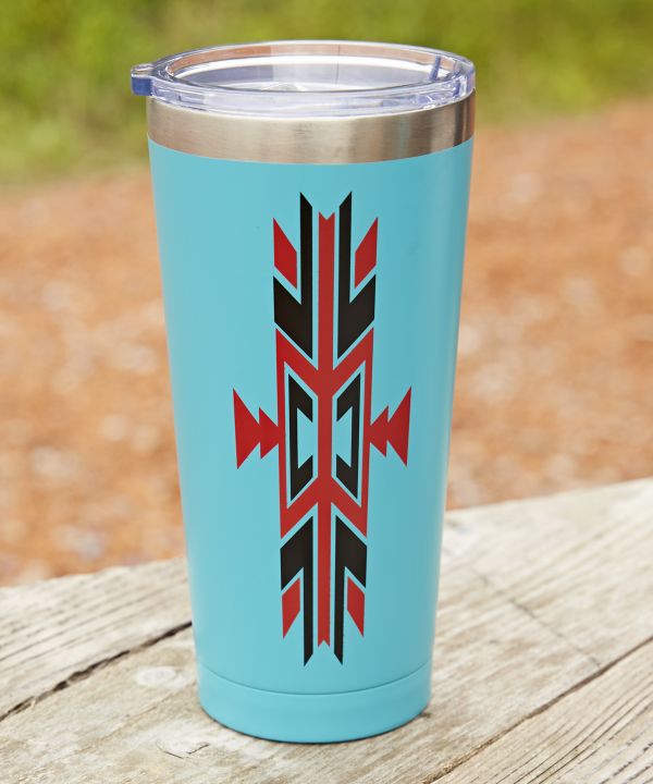 Geometric Pattern Tumbler