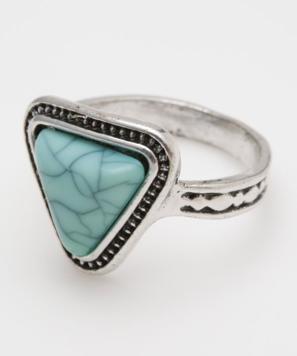 Bague Triangle Turquoise