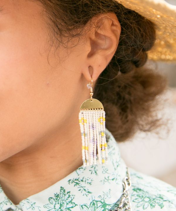 Turkish Color Beaded Earring (1pc)