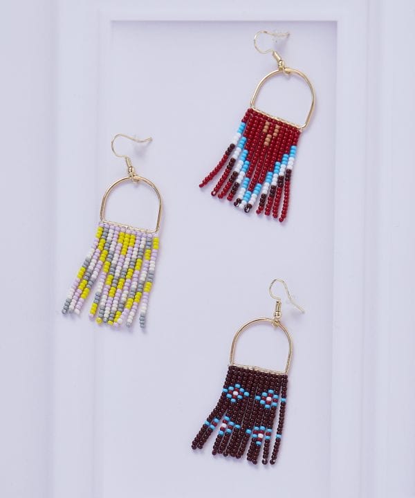 Turkish Color Beaded Earring (1pc)