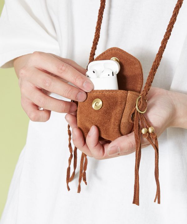 Leather Pouch Necklace