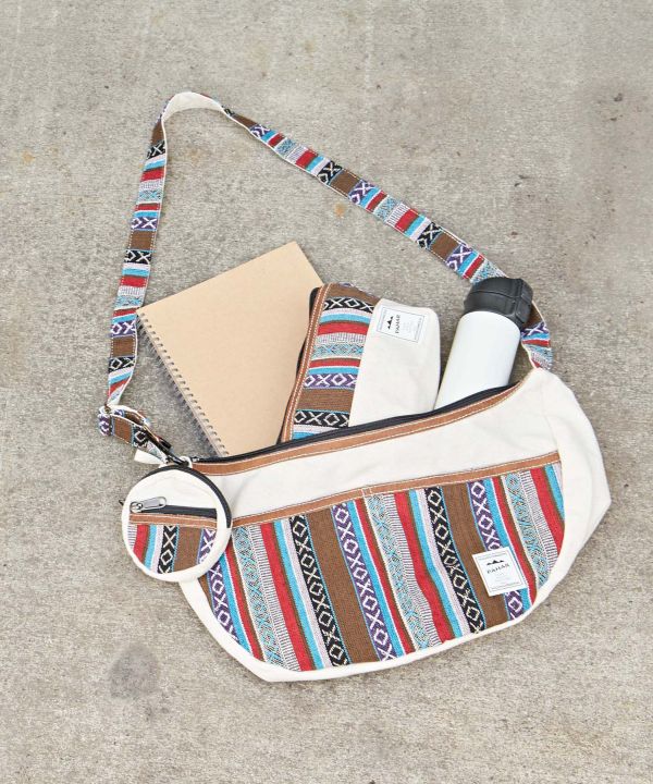 PAHAR Himalaya Crescent Shoulder Bag