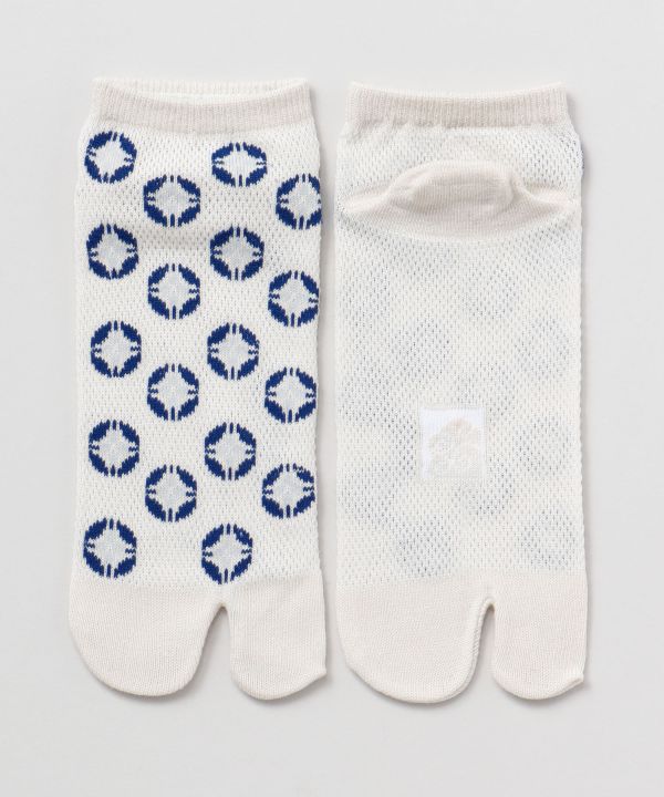 Moss Stitch TABI Ankle Socks 23-25cm - SEKKA