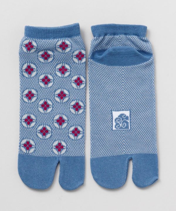 Moss Stitch TABI Ankle Socks 23-25cm - SEKKA