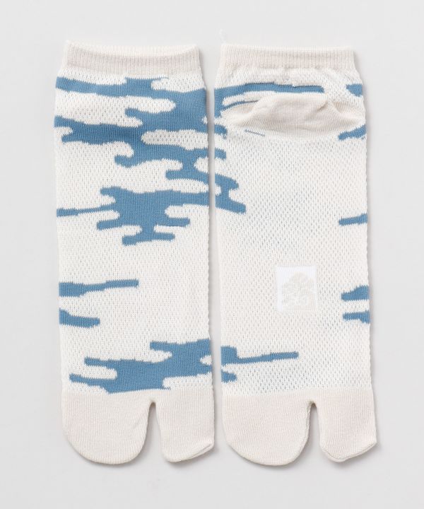 Moss Stitch TABI Ankle Socks 25-28cm - KUMOGAKURE