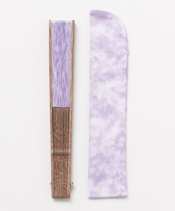 MURA-ZOME Dye SENSU Folding Fan by Kaya - Ametsuchi