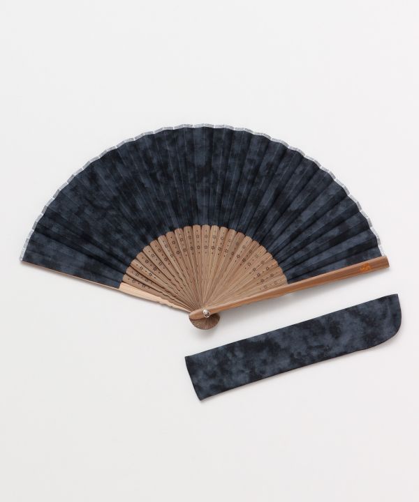 MURA-ZOME Dye SENSU Folding Fan by Kaya - Ametsuchi