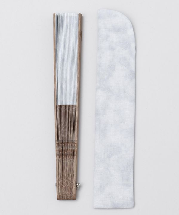MURA-ZOME Dye SENSU Folding Fan by Kaya - Ametsuchi