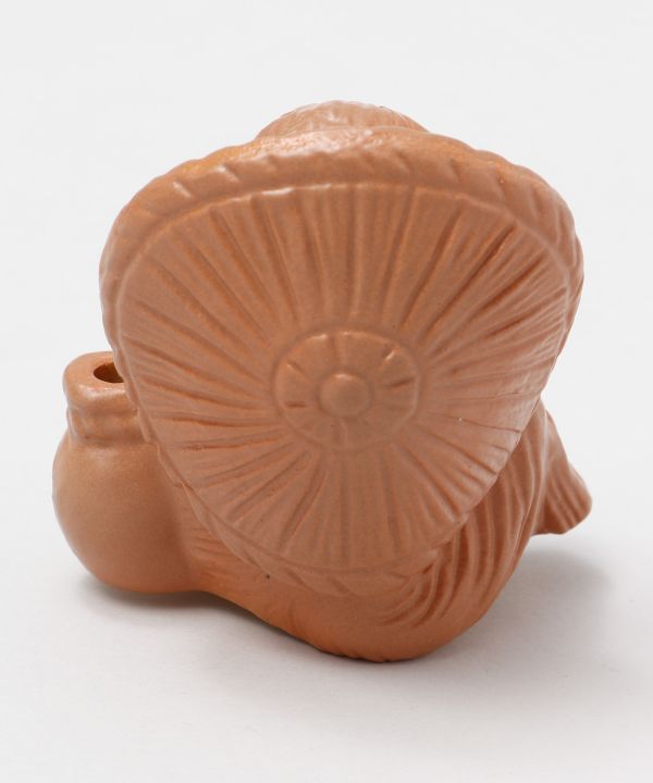 SHIGARAKI Ware Sitting TANUKI - Yellow