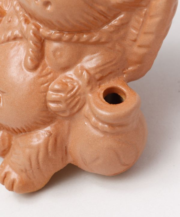 SHIGARAKI Ware Sitting TANUKI - Yellow