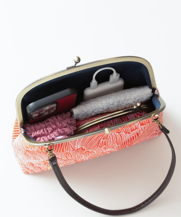 Summer Breeze GAMAGUCHI Clasp Handbag