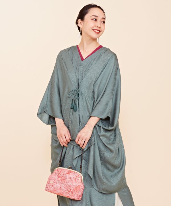 Summer Breeze GAMAGUCHI Clasp Handbag