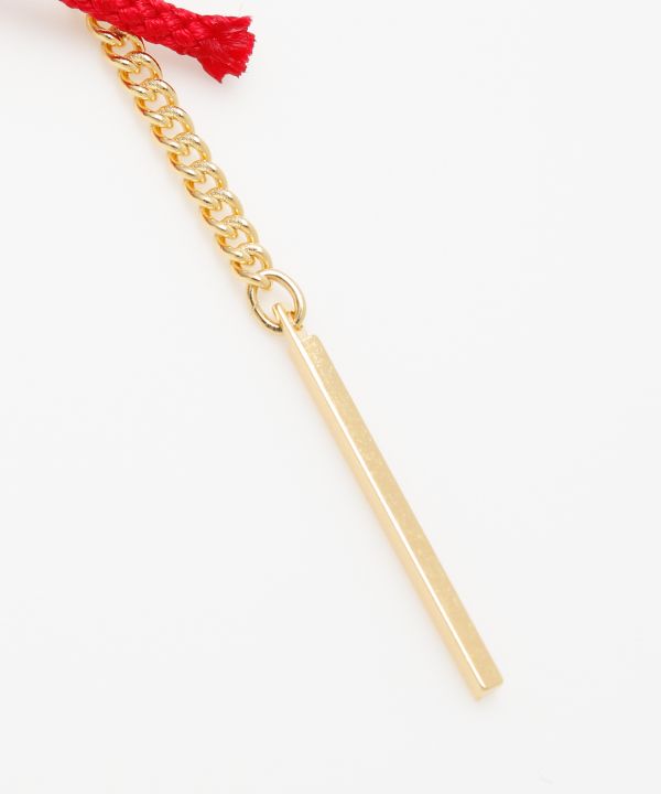 ENISHI - Magical Red Knot Clip Earrings