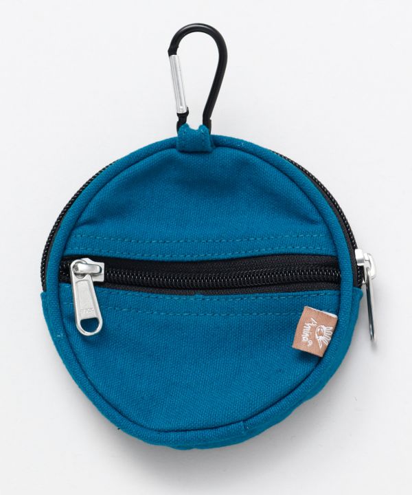 Embroidered Round Pouch