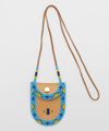 Navajo Pattern Beaded Pouch Necklace