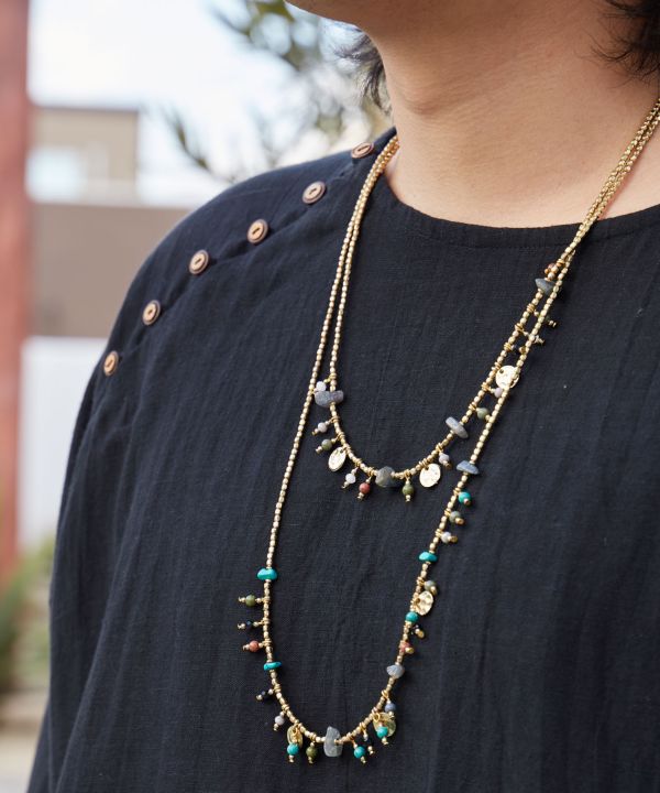 Bohemian Layered Necklace Necklaces by AMINA - Ametsuchi