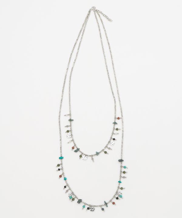Bohemian Layered Necklace Necklaces by AMINA - Ametsuchi