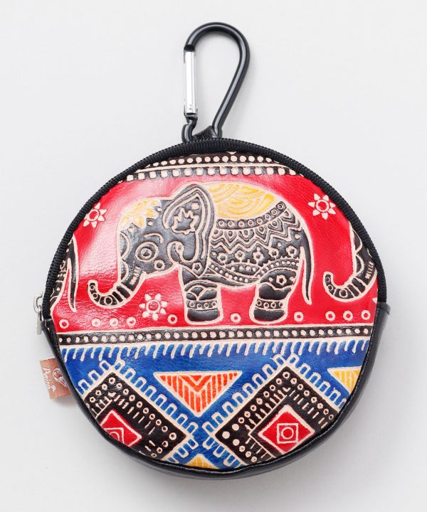 Kolkata Leather Round Purse