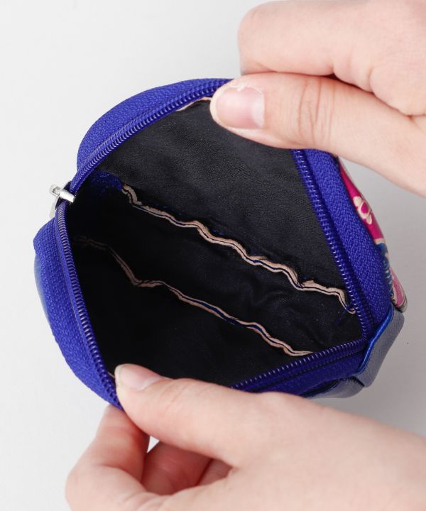 Kolkata Leather Round Purse