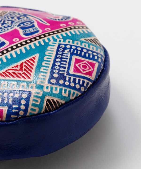 Kolkata Leather Round Purse