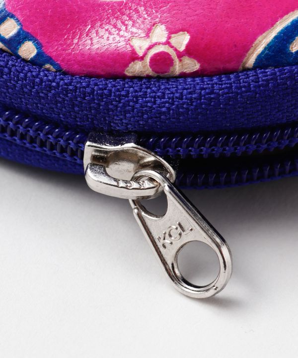 Kolkata Leather Round Purse