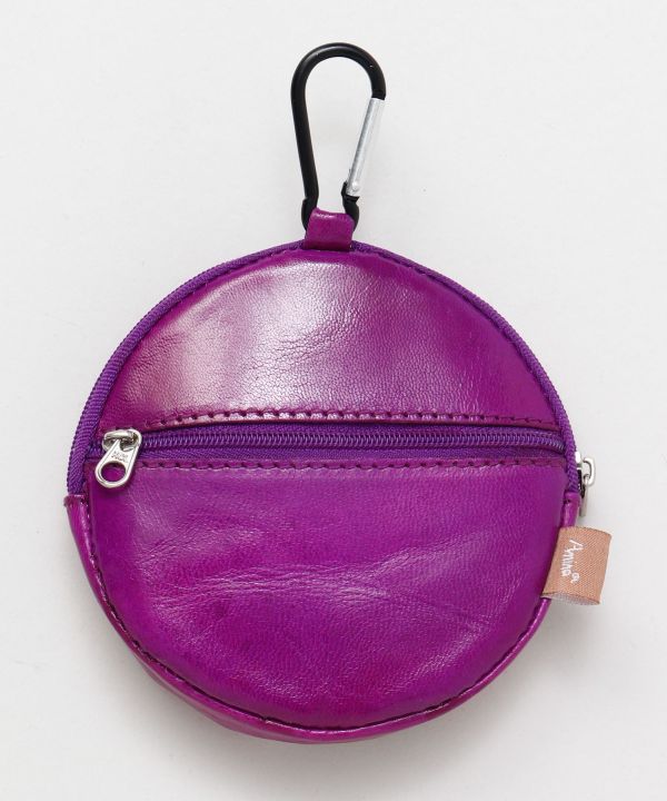 Kolkata Leather Round Purse