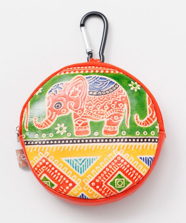 Kolkata Leather Round Purse