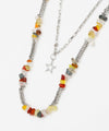 Colorful Beaded Layered Necklace