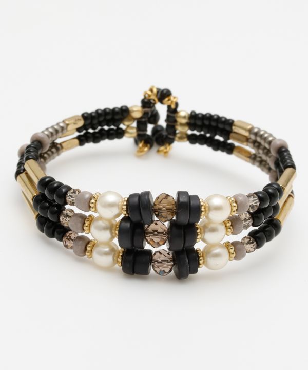 Layered Beaded Bangle