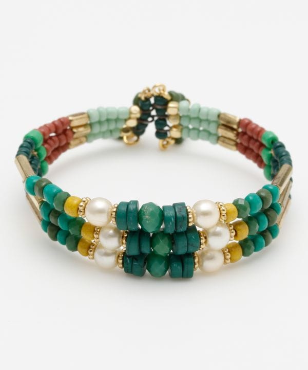 Layered Beaded Bangle