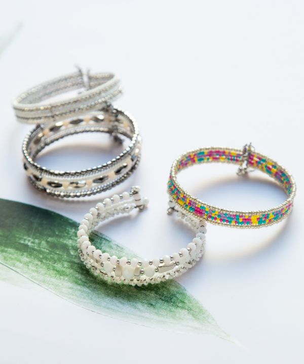 Summer Beaded Bangle