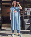 大岛书店 x grn x Amina T 恤连衣裙