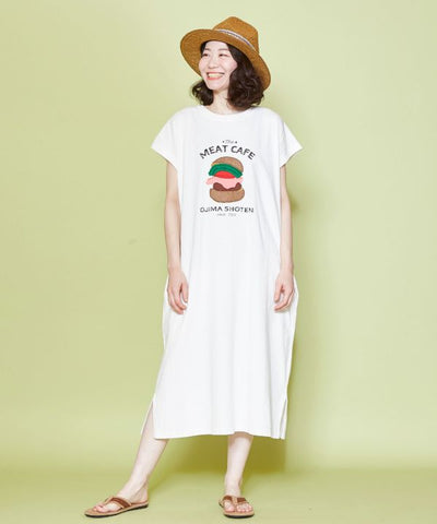 大岛书店 x grn x Amina T 恤连衣裙