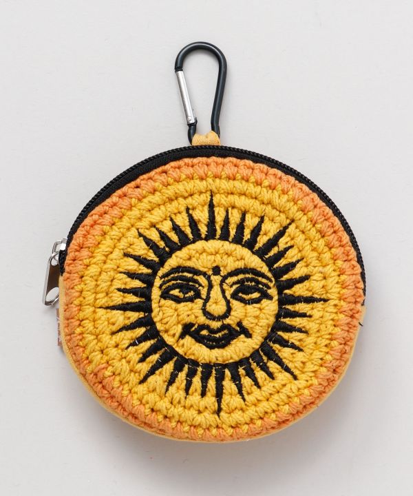 Hand Crochet Round Pouch