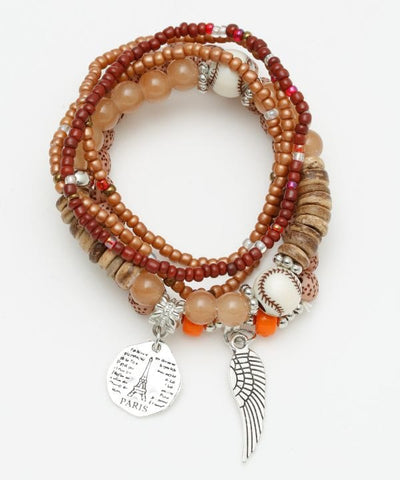 Bohemian Bracelet Set Bangles & Bracelets by AMINA - Ametsuchi