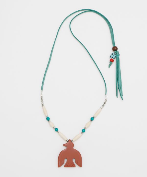 Collier pendentif motif amérindien