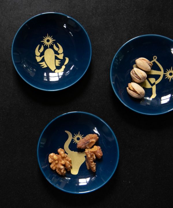 Mino Ware Constellations Plate