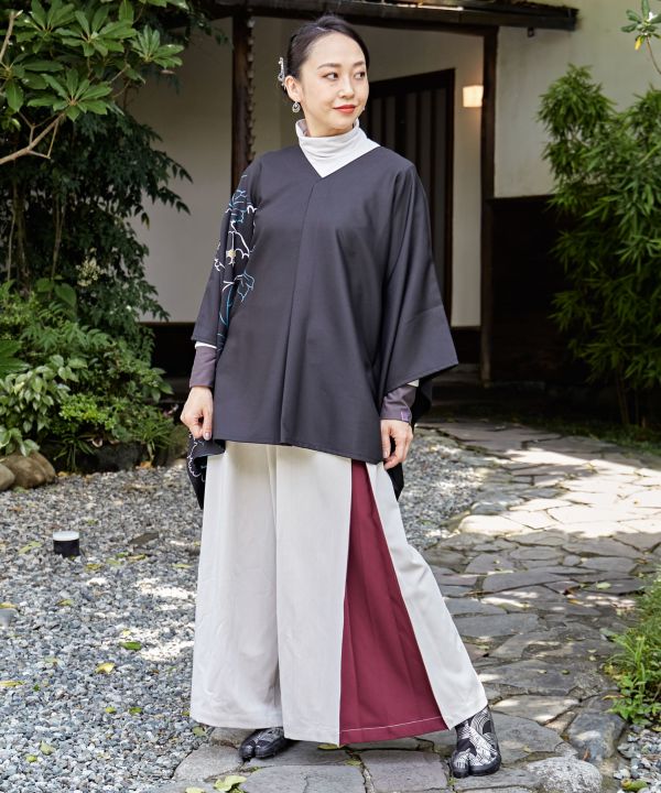 KAKURE-IRO Bi-color Hakama Style Pants