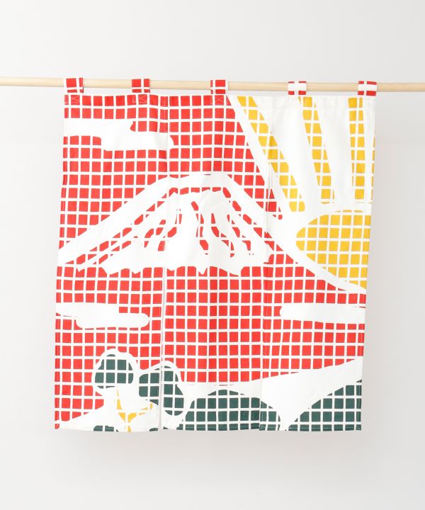 Mosaik Mt. Fuji Mid Noren Vorhang