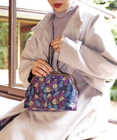 Yama-yosooi Gamaguchi Handtasche mit Verschluss