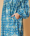 Kleid mit Tihar-Blockdruck