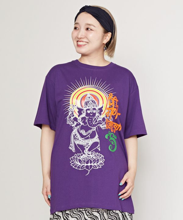 T-shirt à imprimé Ganesha