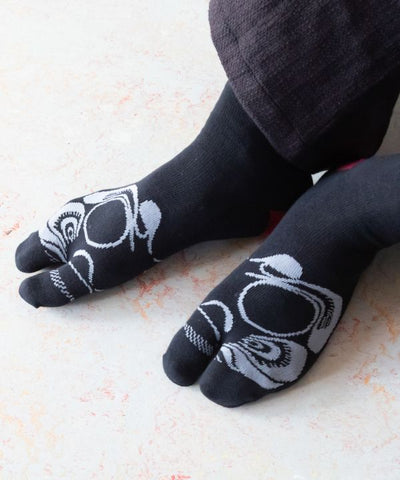 DARUMA Face TABI Split Toe Socks 25-28cm Socks by Kaya - Ametsuchi