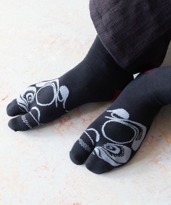 DARUMA Face TABI Split Toe Socks 25-28cm Socks by Kaya - Ametsuchi