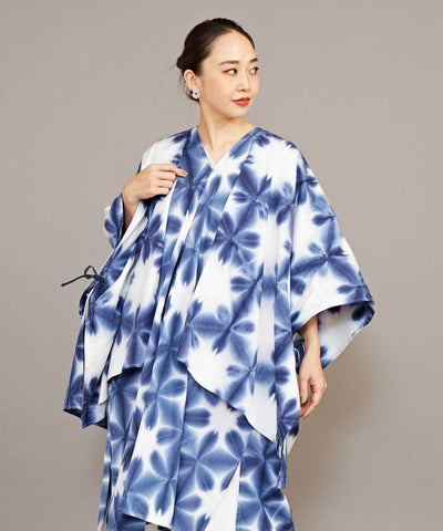 SEKKA SHIBORI Blüten-Kimono